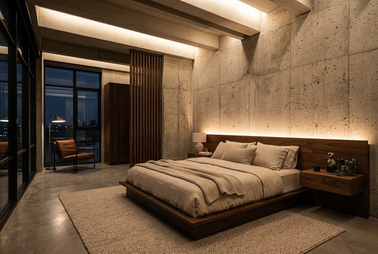 Alpine Brutalist Penthouse
